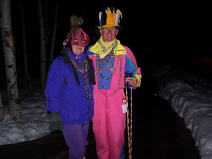Barb and Fred at Mardi Gras
