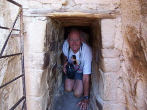 Fred in tunnel to Balcony House