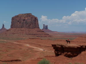 Navajo on Horseback