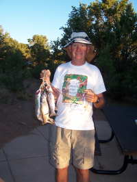 Fred's catch of Trout