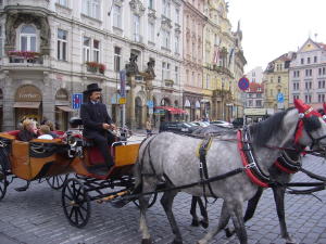 Carriage in Old Town Square