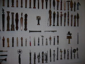 Tito's baton collection