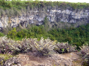 Crater on Santa Cruz Island