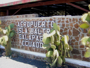 Galapagos Airport in Baltra