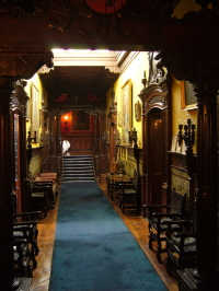 Hallway in Casa Aliaga