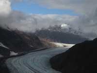 Foot of Salmon Glacier